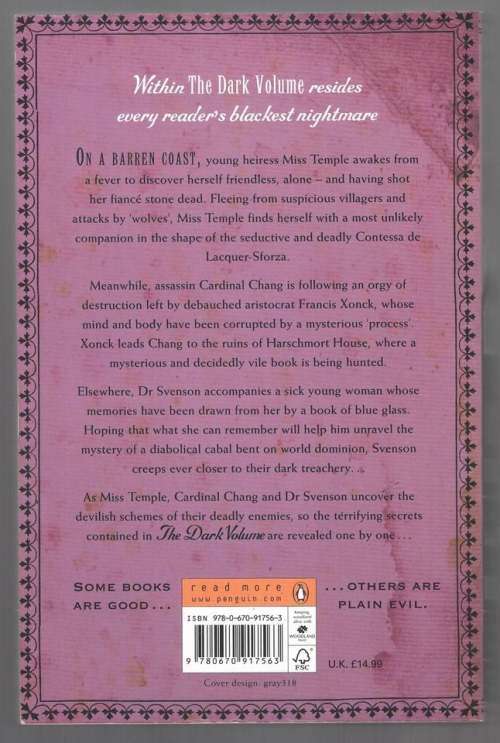 The Dark Volume -- G.W. Dahlquist