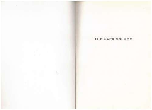 The Dark Volume -- G.W. Dahlquist