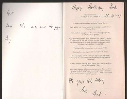 Our Kind of Traitor -- John le Carré