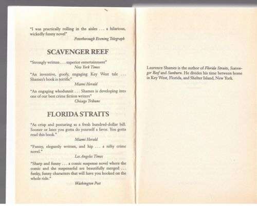 Sunburn -- Laurence Shames