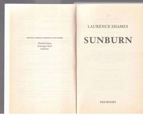 Sunburn -- Laurence Shames