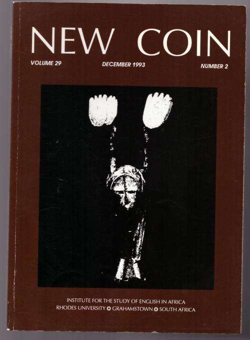 New Coin, Volume 29, Number 2