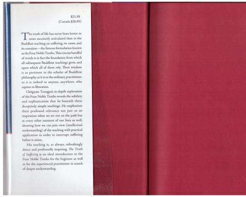 The Truth of Suffering and the Path of Liberation -- Chögyam Trungpa