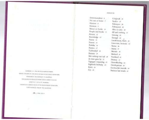 Tydverdryf / Pastime -- Elisabeth Eybers