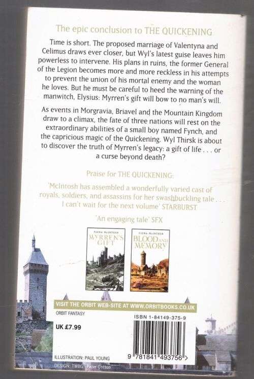 Bridge Of Souls (The Quickening, 3) -- Fiona McIntosh