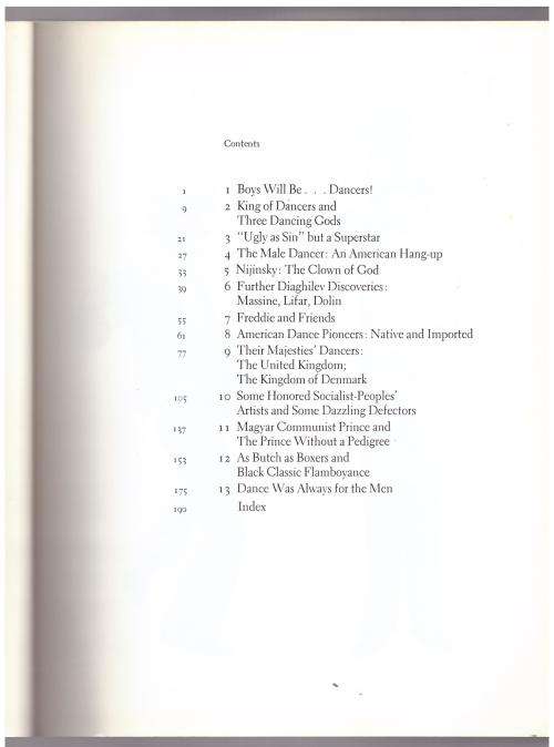 Great Male Dancers of the Ballet -- Walter Terry