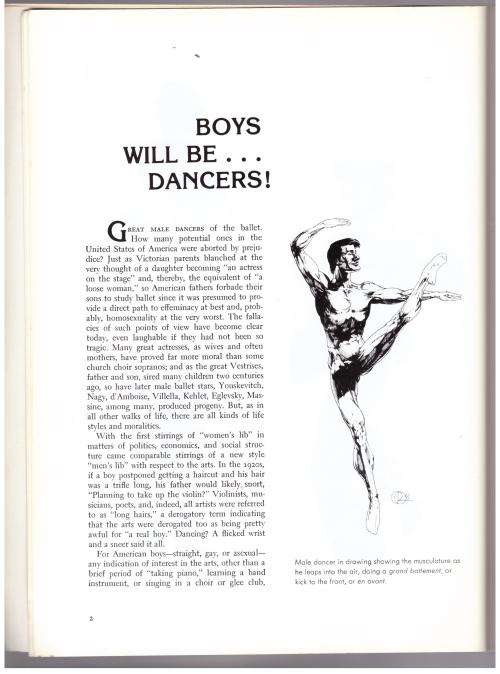 Great Male Dancers of the Ballet -- Walter Terry