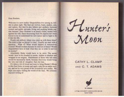Hunter`s Moon -- Cathy Clamp, C.T. Adams