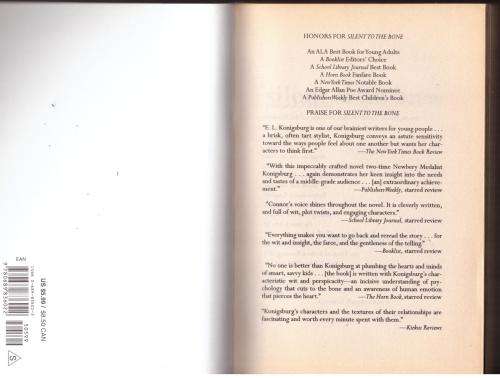 Silent to the Bone -- E.L. Konigsburg