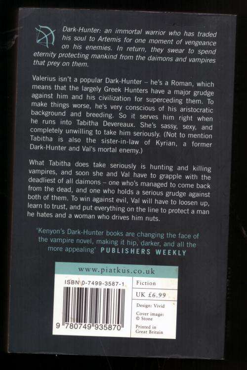 Seize the Night: A Dark-Hunter Novel -- Sherrilyn Kenyon