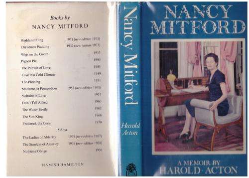 Nancy Mitford: A Memoir -- Harold Acton