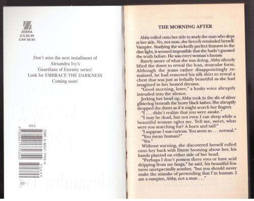 When Darkness Comes (Guardians of Eternity, Book 1) -- Alexandra Ivy