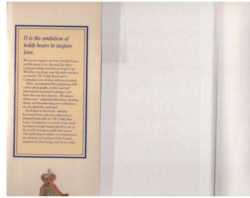 The Teddy Bear Lover`s Companion -- Ted Menten