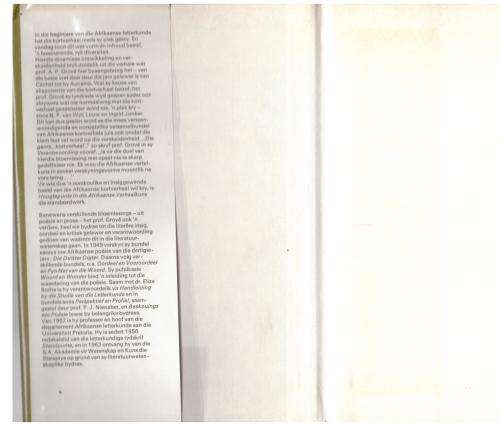 Hoogtepunte in die Afrikaanse verhaalkuns -- A.P. Grové [Samesteller]