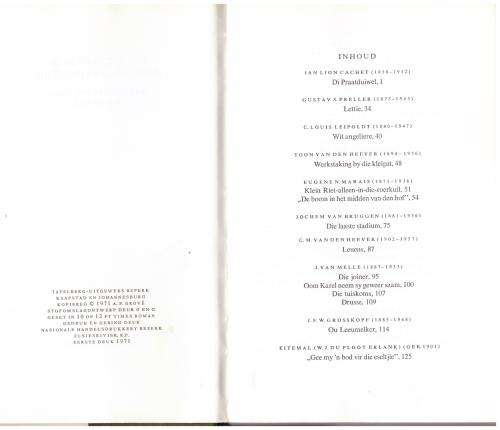 Hoogtepunte in die Afrikaanse verhaalkuns -- A.P. Grové [Samesteller]