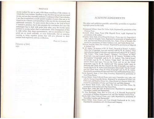 The Oxford Book of Twentieth-century English Verse  --   Philip Larkin [Compiler]