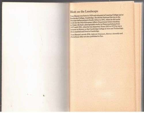 Blott on the Landscape -- Tom Sharpe