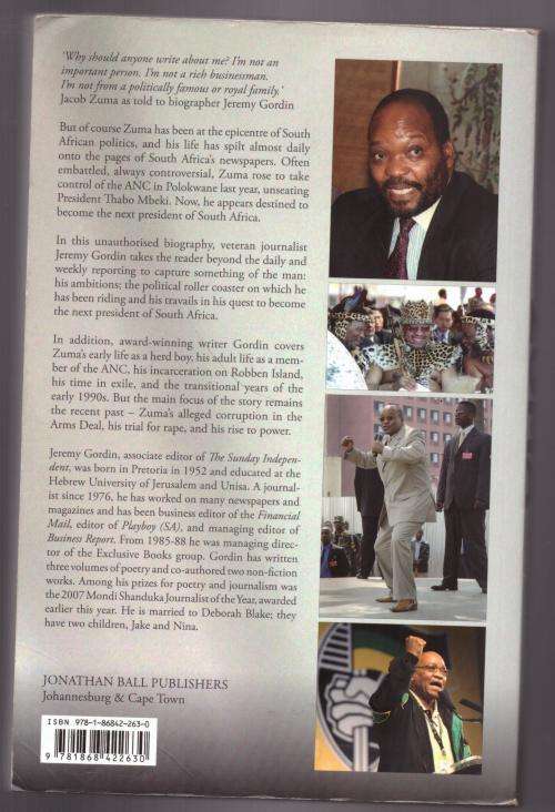 Zuma: A Biography  --  Jeremy Gordin