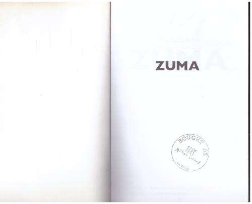 Zuma: A Biography  --  Jeremy Gordin