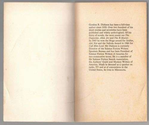 The Outposter -- Gordon R. Dickson