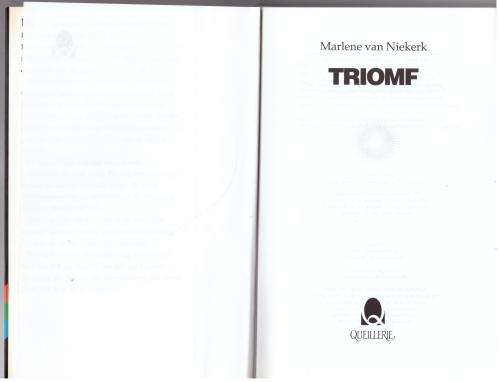Triomf --  Marlene Van Niekerk