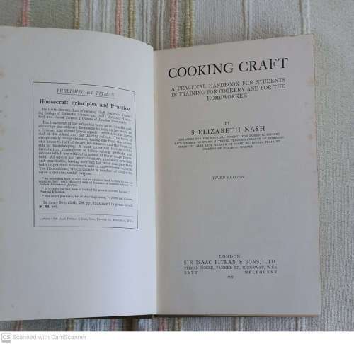 Cooking Craft -- S. Elizabeth Nash