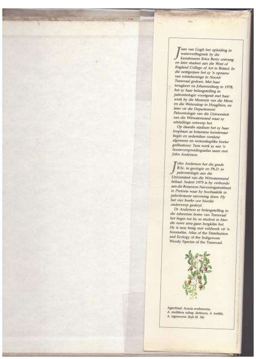 Bome en Struike Van die Witwatersrand , Magaliesberg & Pilanesberg  --  Joan Van Gogh, John Anderson