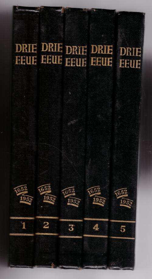 Drie eeue: Die verhaal van ons vaderland, Deel 1 - 5  --  A.J. Böeseken, D.W. Krüger, A. Kieser