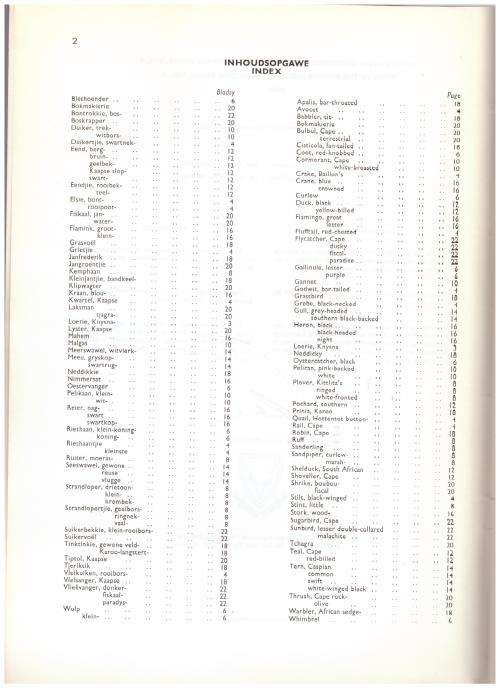 Voëls van die Krugerwildtuin en ander nasionale parke: Vol 1-4