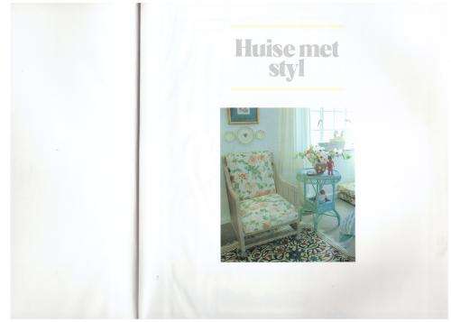 Huise Met Styl -- Nancy V. Richards
