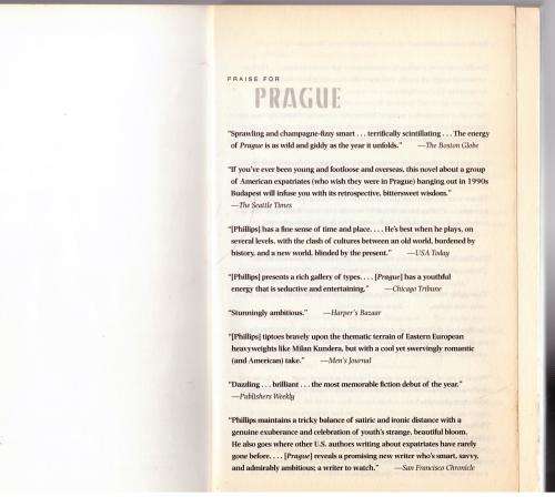 Prague  -- Arthur Phillips