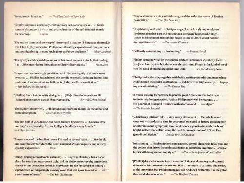 Prague  -- Arthur Phillips