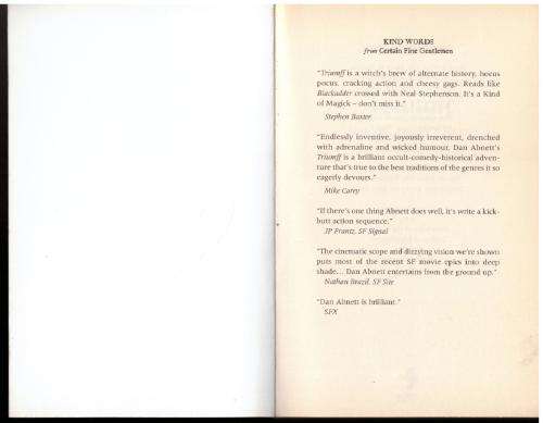 Triumff: Her Majesty`s Hero -- Dan Abnett