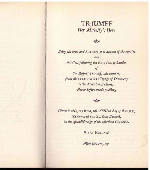 Triumff: Her Majesty`s Hero -- Dan Abnett