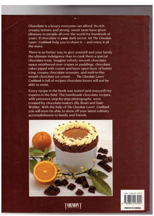 The Chocolate Lovers` Cookbook -- Juliet Cobb [Compiler]