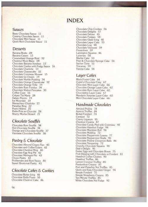 The Chocolate Lovers` Cookbook -- Juliet Cobb [Compiler]