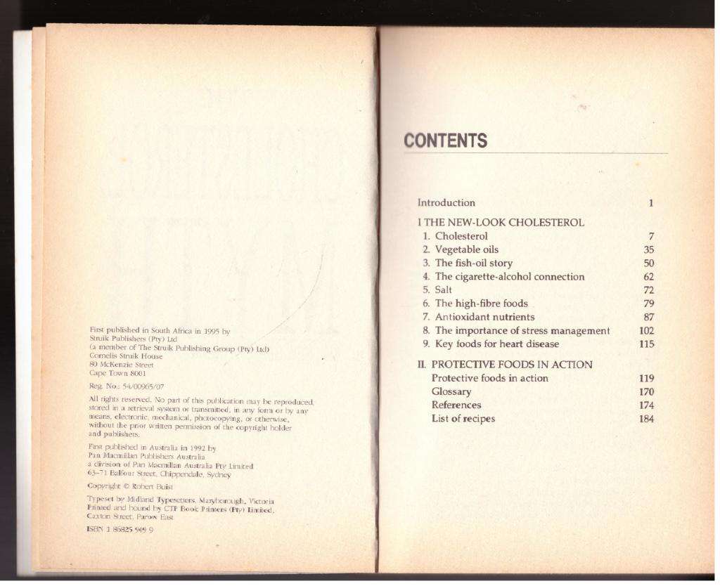 The Cholesterol Myth: The New Healthy Heart Programme -- Robert Buist