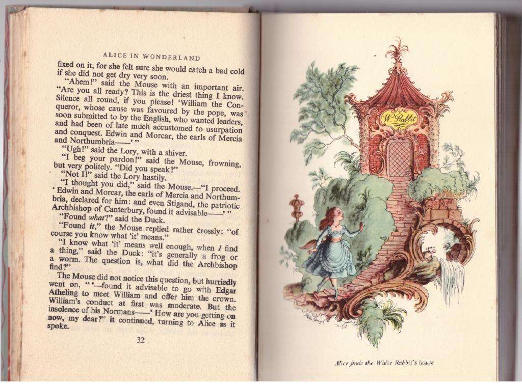 The Adventures of Alice in Wonderland and Through the Looking-Glass -- Lewis Carroll