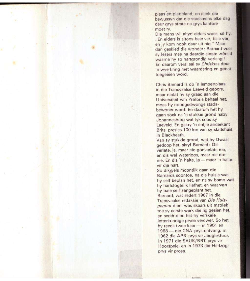 Chriskras -- Chris Barnard