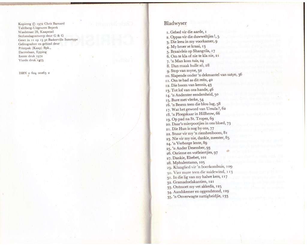 Chriskras -- Chris Barnard