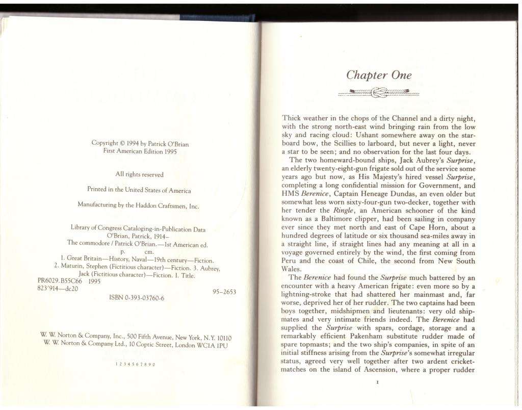 The Commodore (Aubrey/Maturin Novels #17) -- Patrick O`Brian