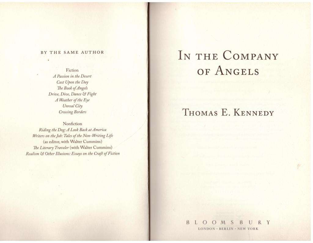 In the Company of Angels: A Novel -- Thomas E. Kennedy