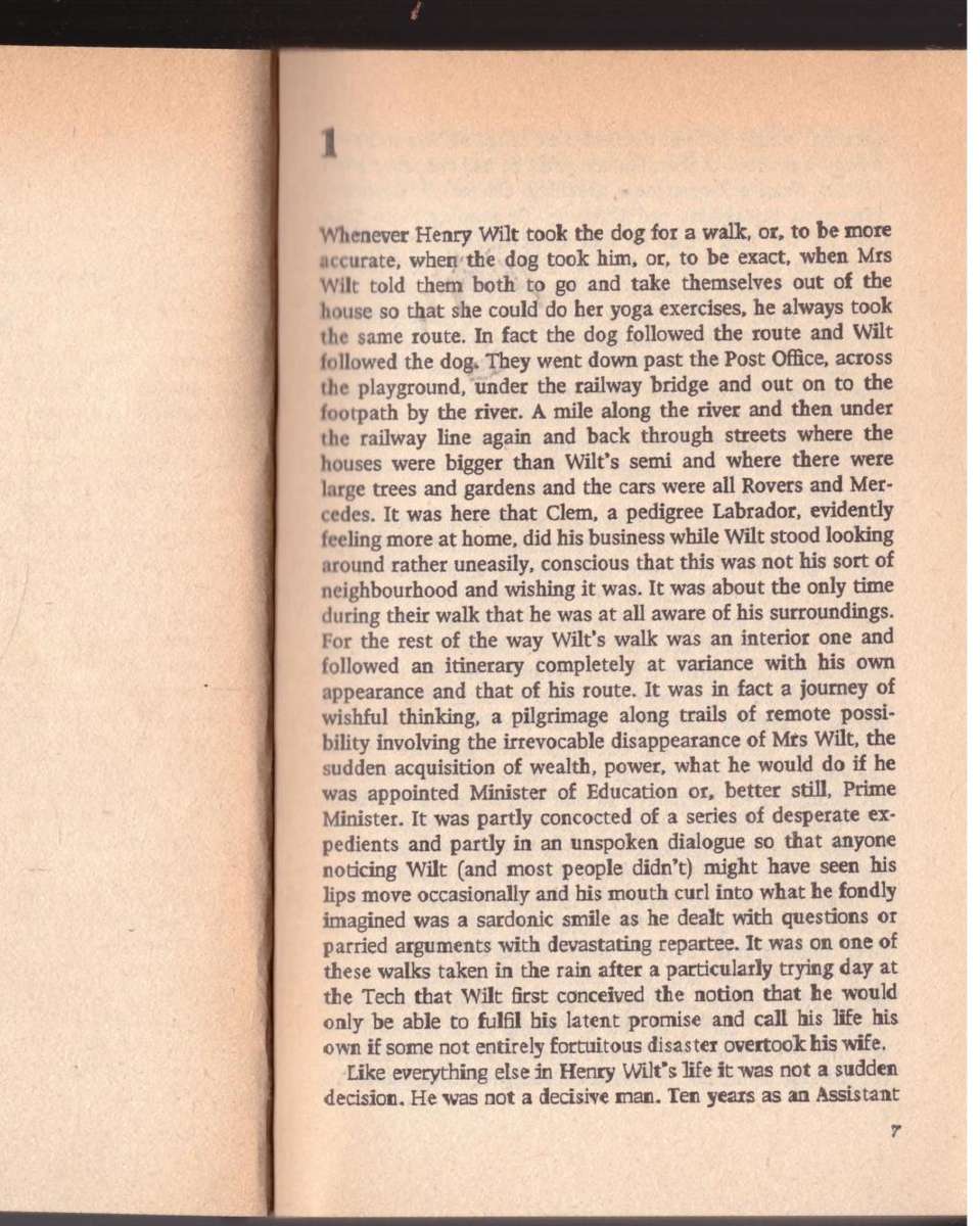 Wilt: (Wilt Series #1)  --  Tom Sharpe