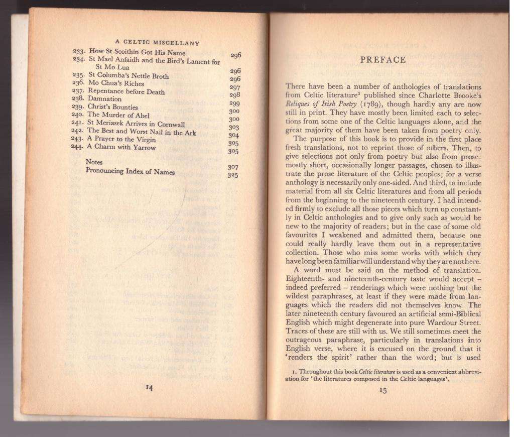 A Celtic Miscellany: Translations from the Literature  --  Kenneth Hurlstone Jackson [Translator]