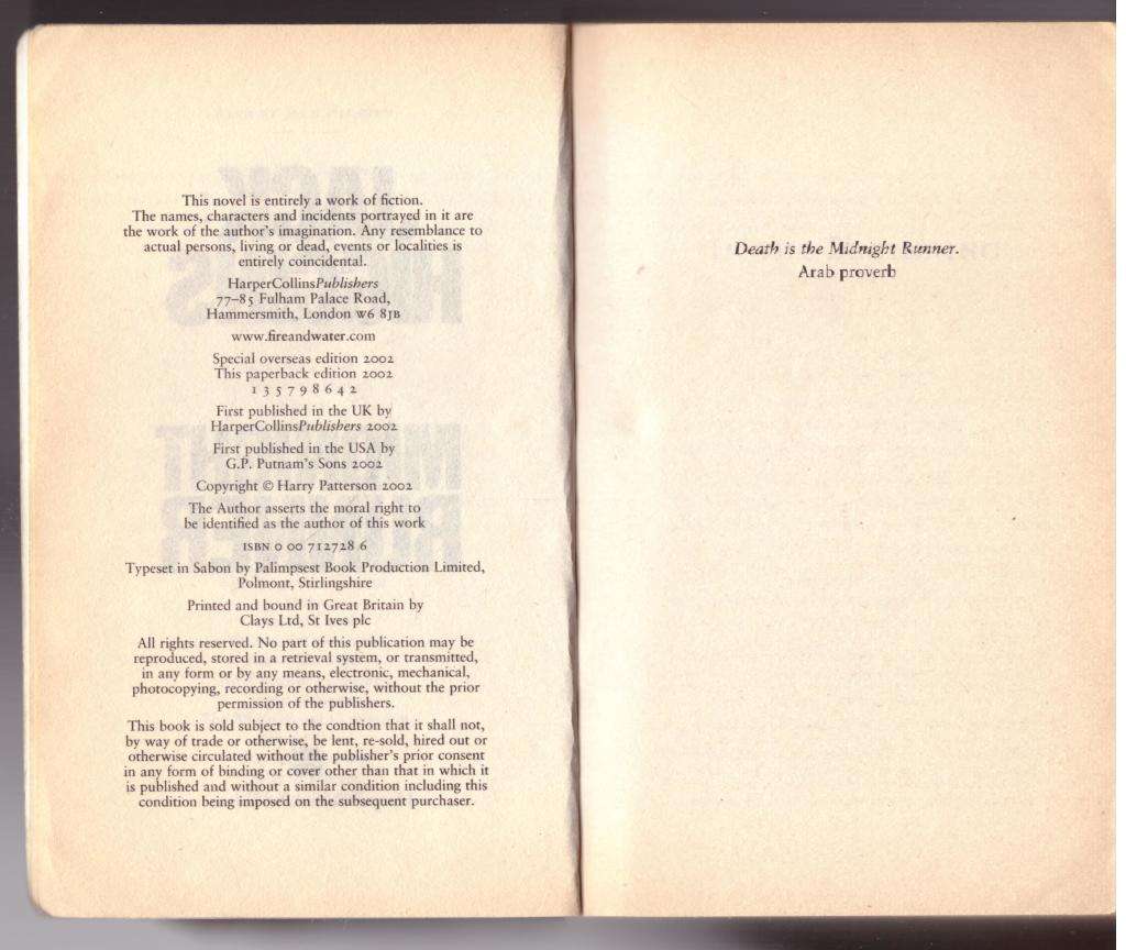 Midnight Runner (Sean Dillon Series, #10)  --  Jack Higgins