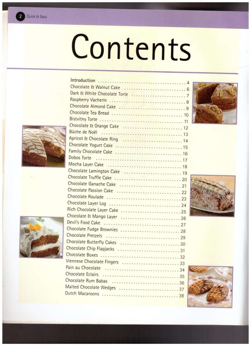 Chocolate (Quick and Easy)