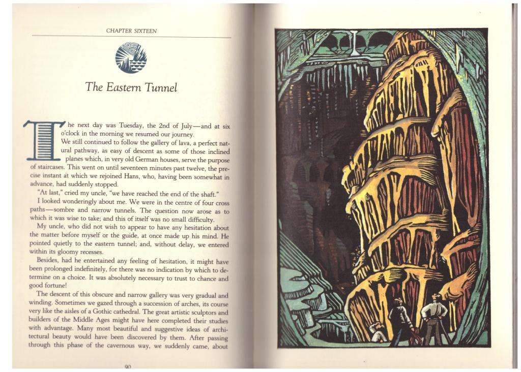 A Journey to the centre of the Earth  -- Jules Verne