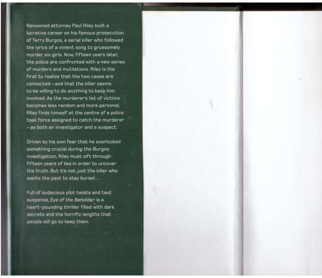 Eye of the Beholder -- David Ellis