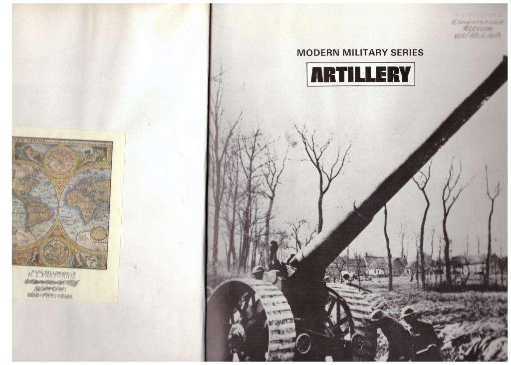 Artillery: The Big Guns Go to War (Modern Military series)  --  Curt Johnson