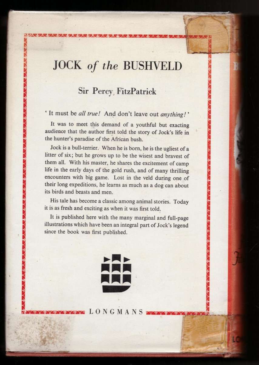 Jock of the Bushveld -- Percy FitzPatrick